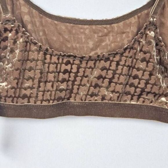 SKIMS LOGO FLOCKED BRALETTE NWT - Picture 5 of 9